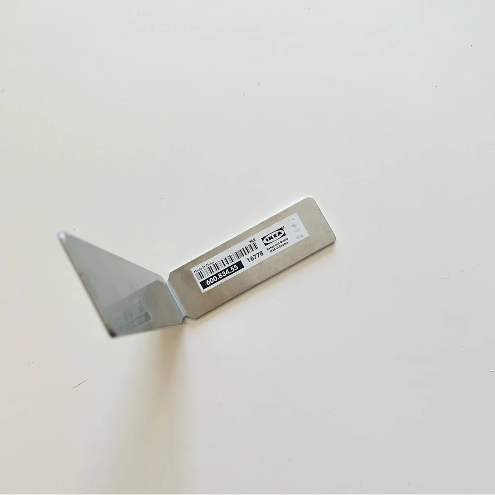 IKEA Stainless Steel Metal Bookend